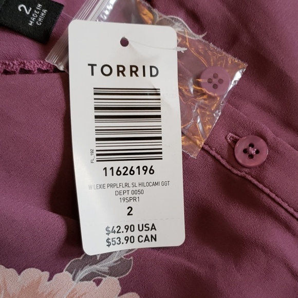 NWT - Torrid hi-low Cami - Picture 4 of 4